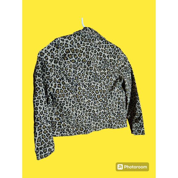 Wonder Nation Leopard Print Jacket Size M 7/8 (K12) - Picture 2 of 2